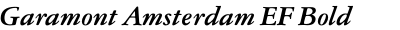 Garamont Amsterdam EF Bold Italic